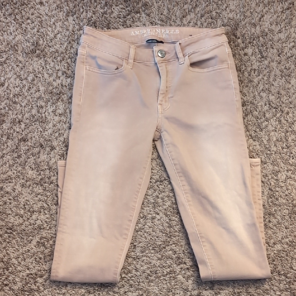 American Eagle Outfitters Lavender Skinny Jeans EUC